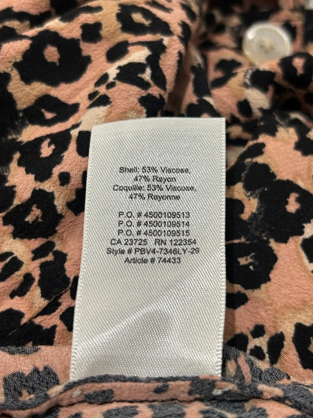 Wilfred Aritzia Amelie Leopard Print A-line Midi Button From Skirt Size 2 - Picture 10 of 11
